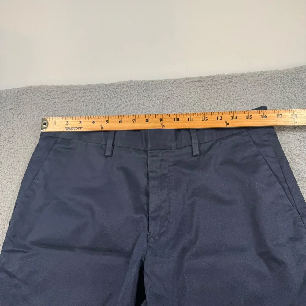 Banana Republic Mason Athletic Tapered Fit Chino Pants Navy Blue Mens 32x33